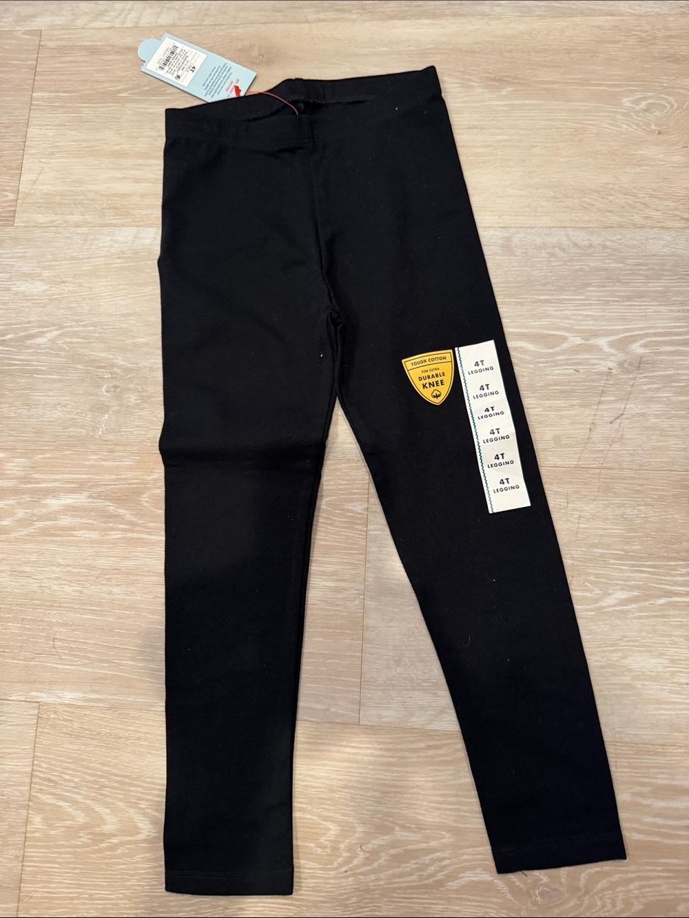 Cat & Jack Black Girls' Stretch Leggings
